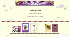 Desktop Screenshot of barkingspiderspoetry.com