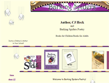 Tablet Screenshot of barkingspiderspoetry.com